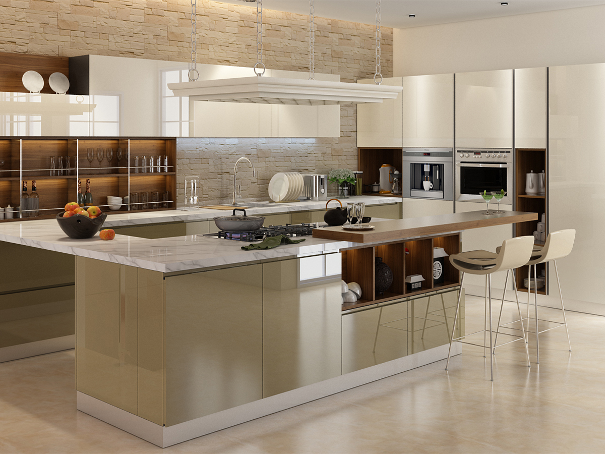 Camelia Modular Kitchen Design
