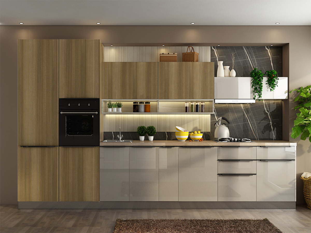 Flute Modular Kitchen Design