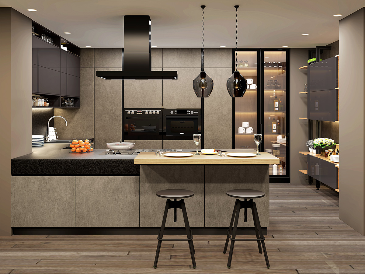 Bellagio Modular Kitchen Design
