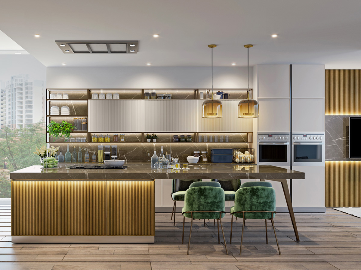 Manhattan Modular Kitchen Design