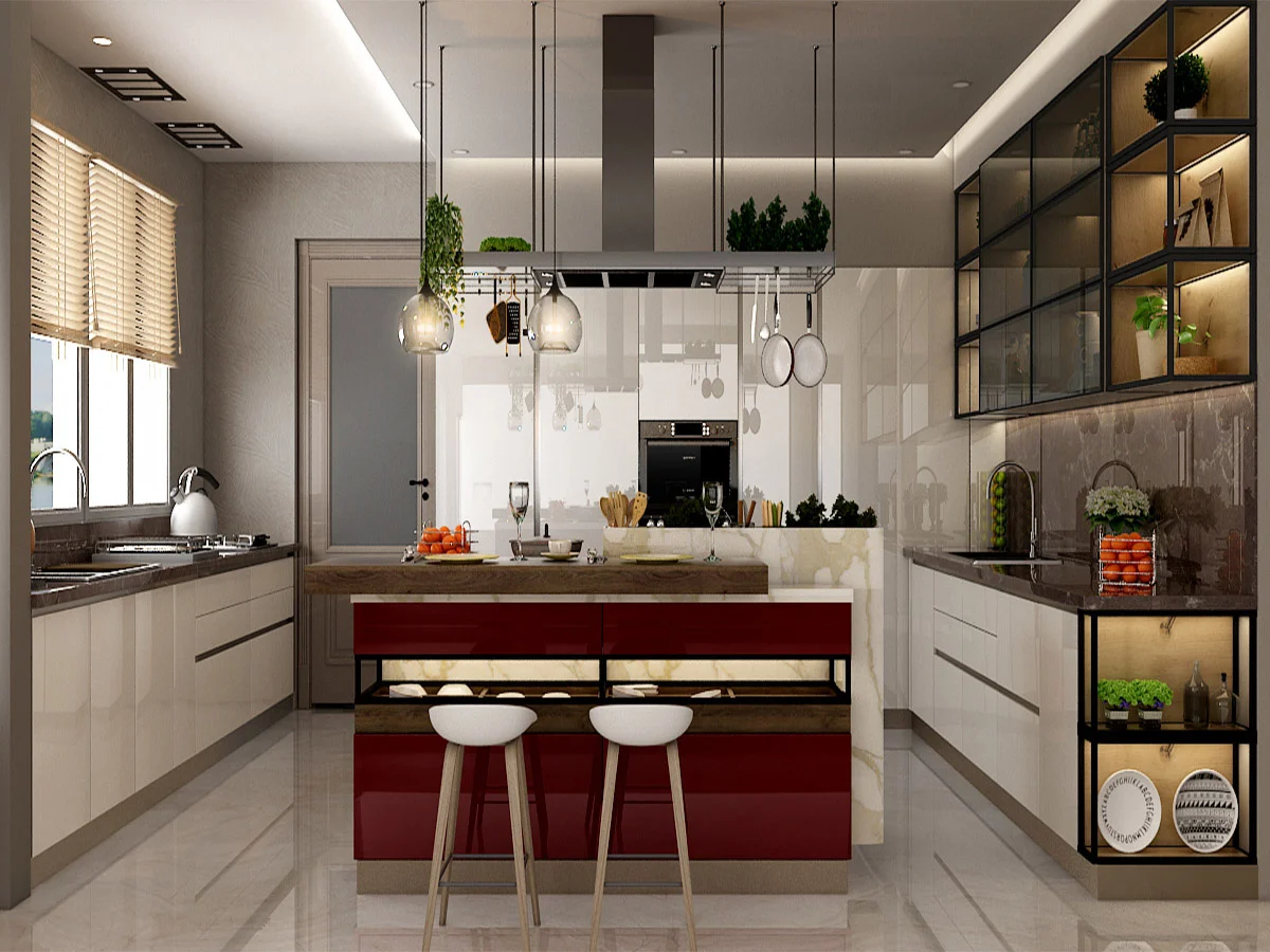 Luna Modular Kitchen Design