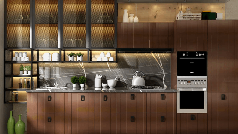 Straight kitchen design ideas